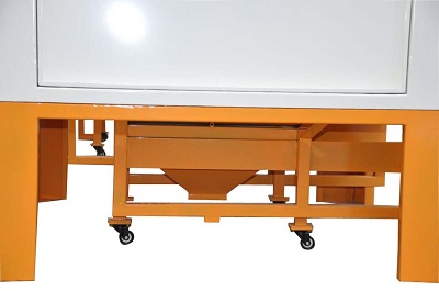 cyclone powder recovery booth