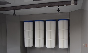 powder spray booth