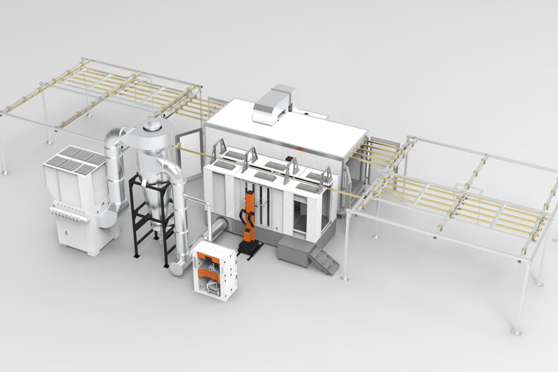 powder coating line design