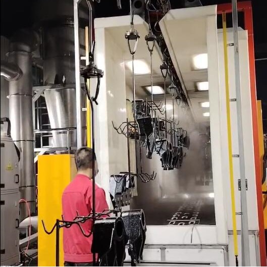 Automatic Powder Coating Auto Parts