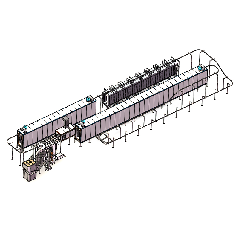 Fully Automatic Powder Coating Line with Pretreatment