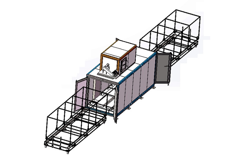 Powder Coating Oven with trolley