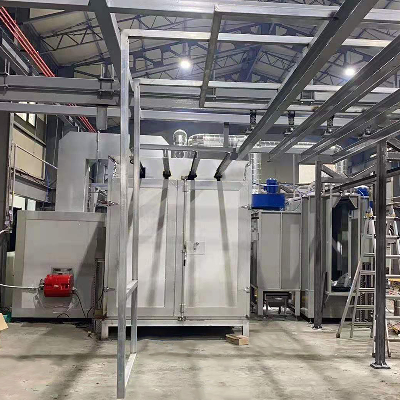 Pass Through Manual Powder Coating Line