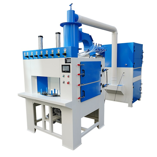 Multi-turntable Automatic Rotary Sandblasting System