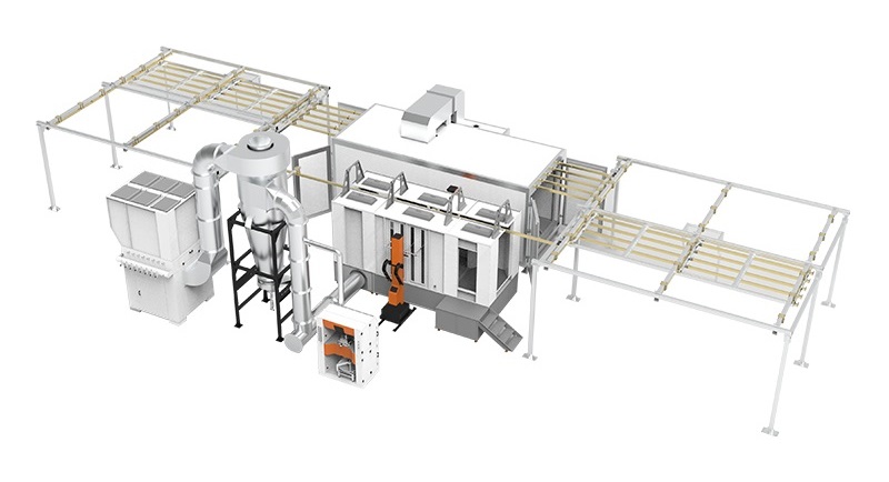 Semi-automated Powder Coating Painting Line
