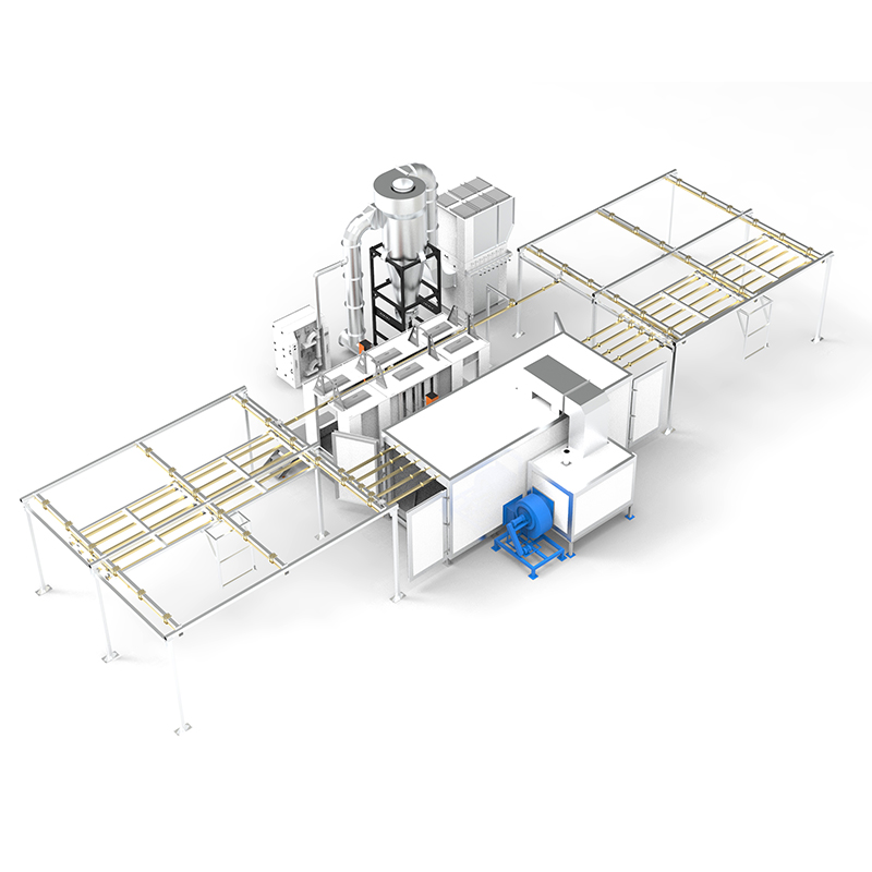 Semi-automated Powder Coating Painting Line