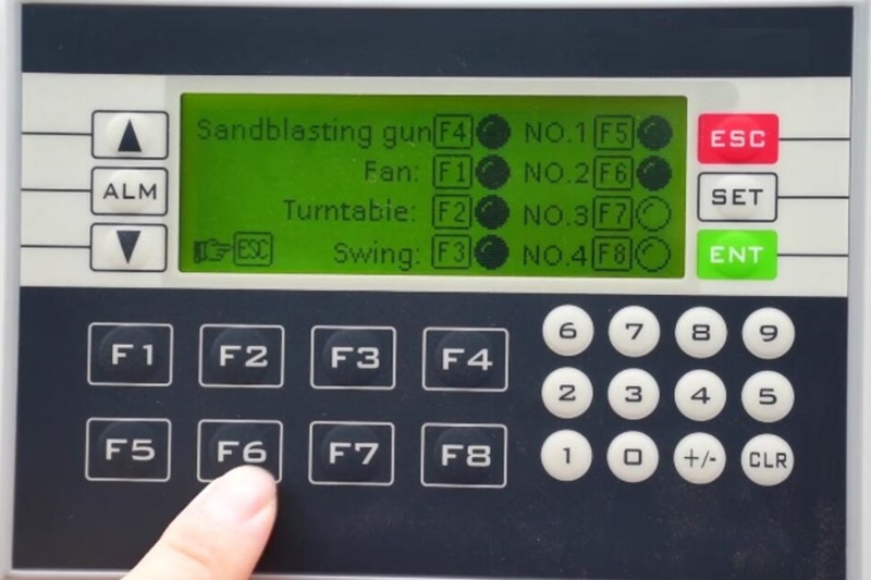 sandblasting machine PLC