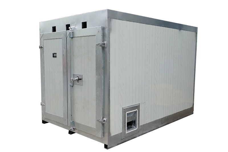batch box powder coating oven