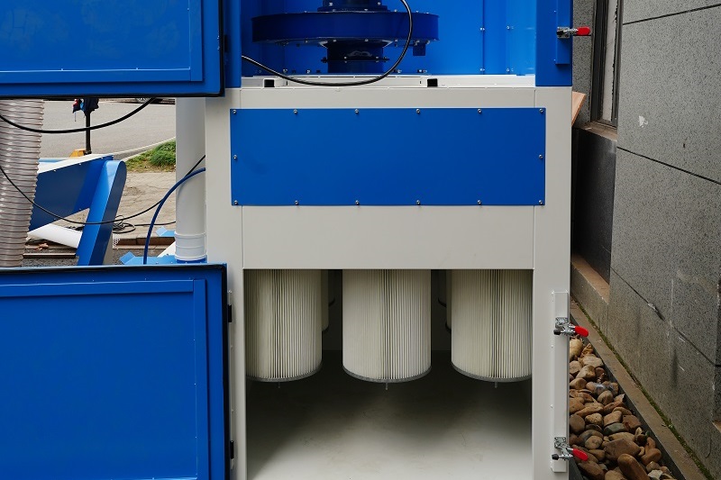 automatic sandblasting dust collector
