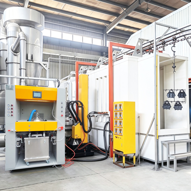 Automatic Powder Coating Booth System for Fast Color Change