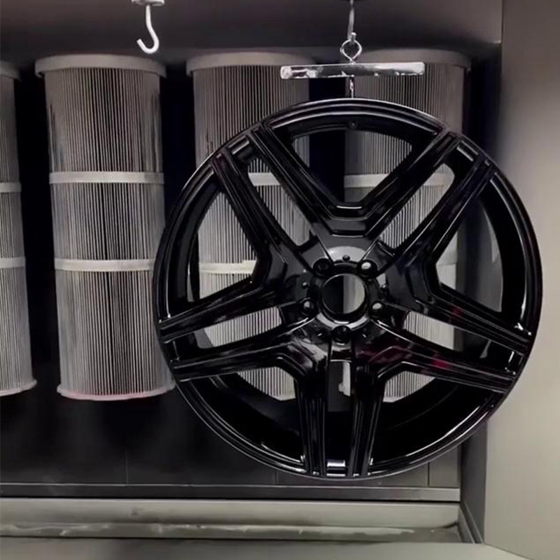powder coating booth for Alloy Wheels