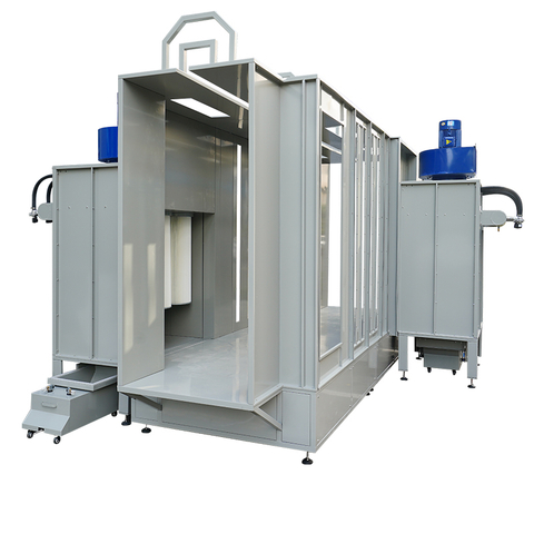 Automatic Powder Coating Booth with Filter Recovery