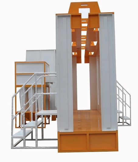 automatic powder coating booth