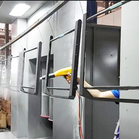 powder coating metal frame