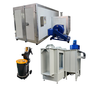 Pass Through Manual Powder Coating System Plant