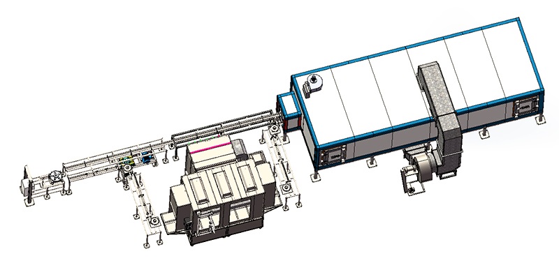 automatic powder coating line