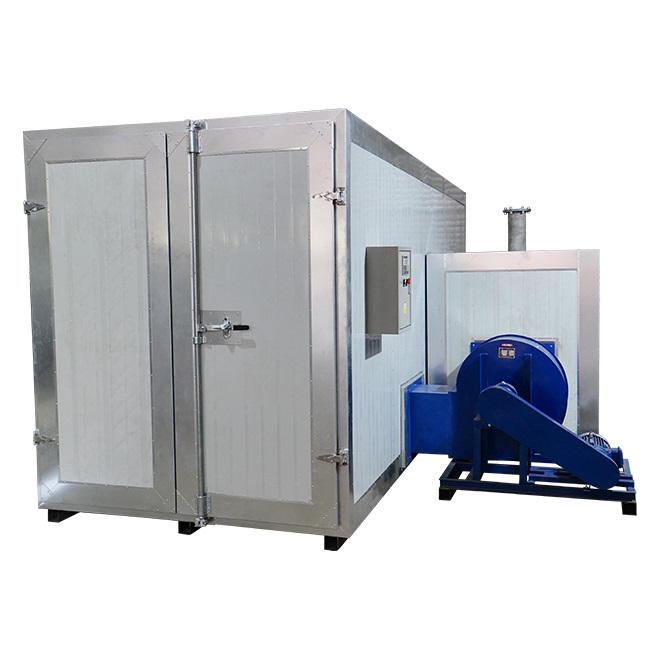 batch powder coat coating electric curing oven NEW DELUX model