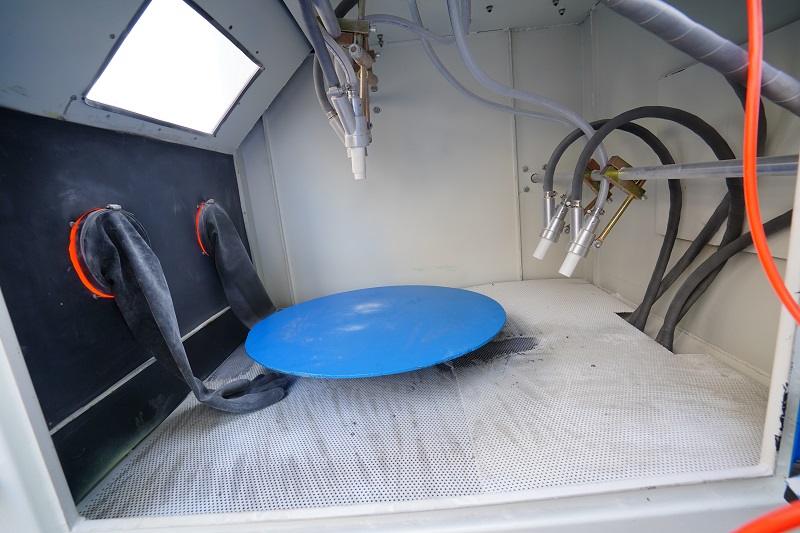 Automatic Rotary Table Sandblasting Machine