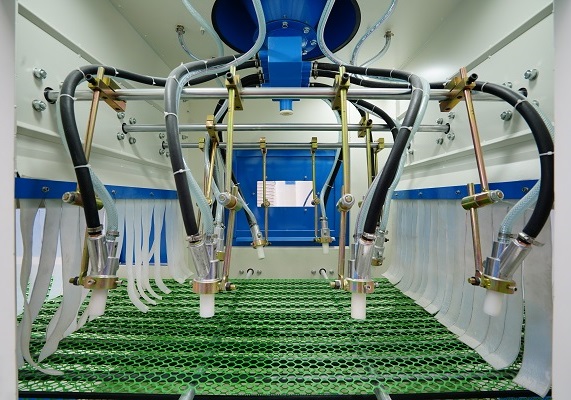 Pass Thru Conveyor Automatic Sandblaster