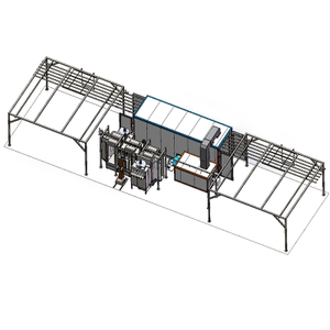 Semi-auto Powder Coating Line with Overhead Carriage