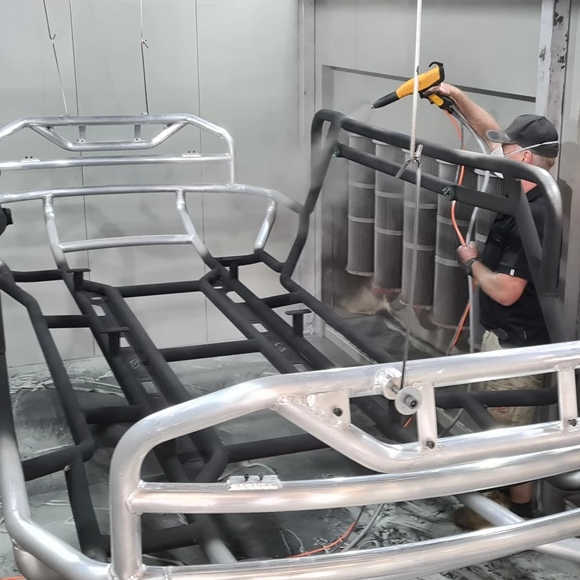 Walk-in Manual Powder Coating Plant