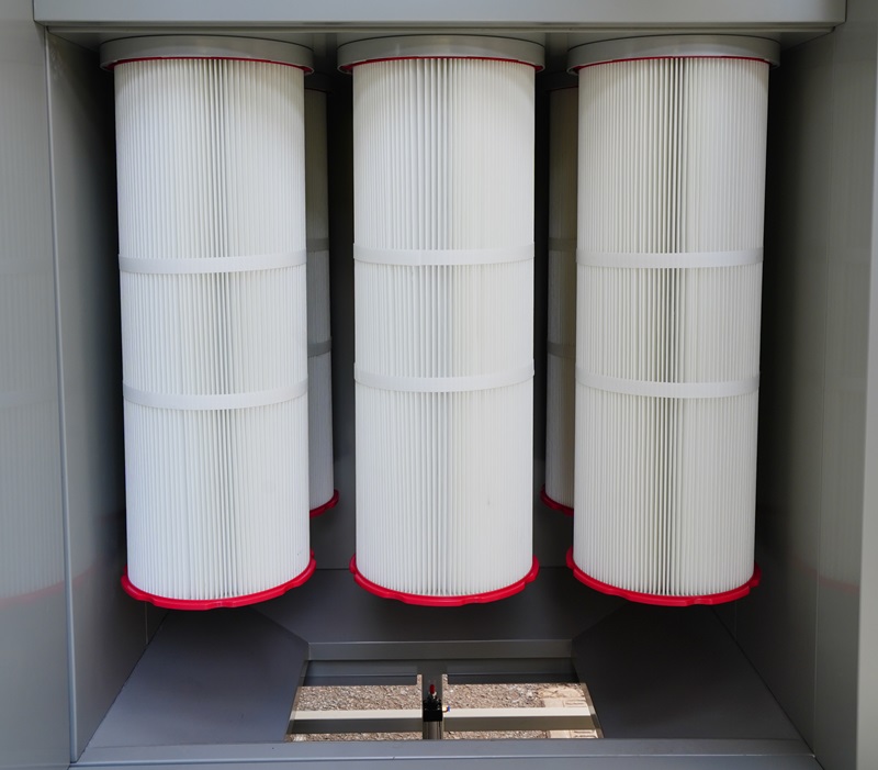 Powder Coating Booth filter recovery