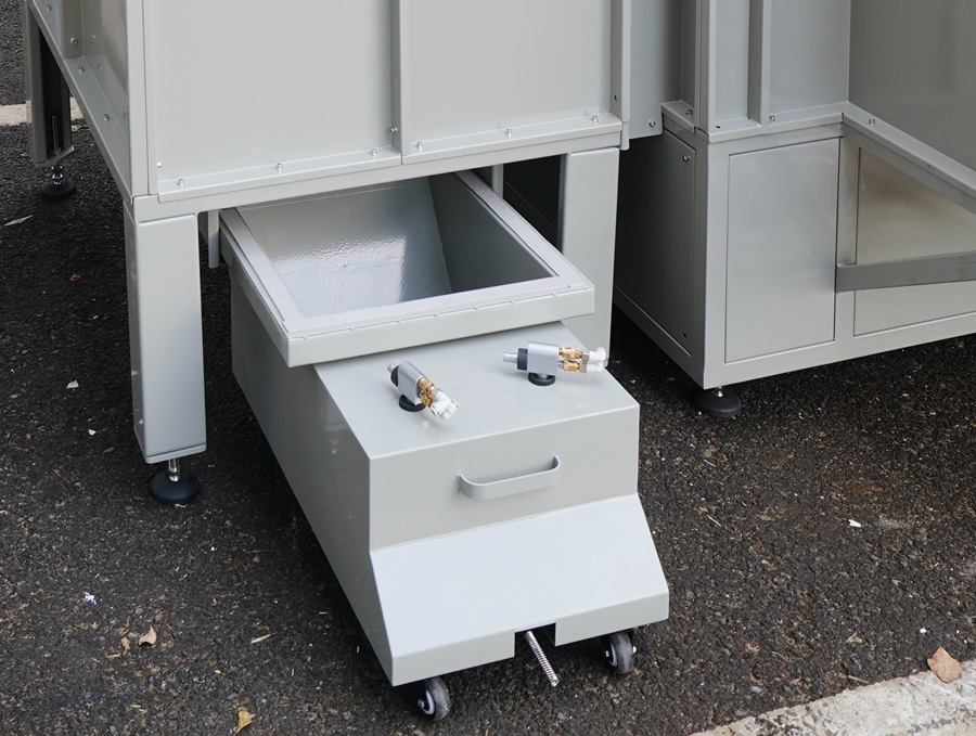 Powder Coating Booth recovery hopper