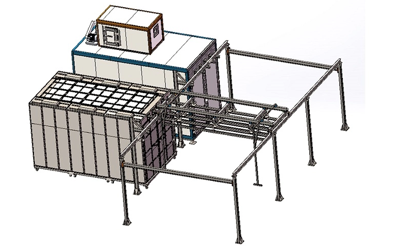 Walk-in Powder Coating Plant