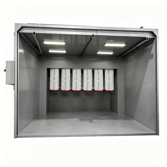 Large Walk-in Powder Coating Booth