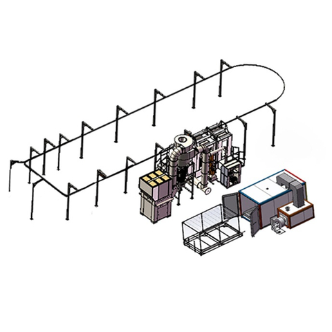 Semi-automated Powder Coating Plant