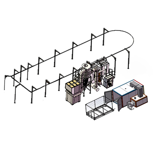 Semi-automated Powder Coating Plant