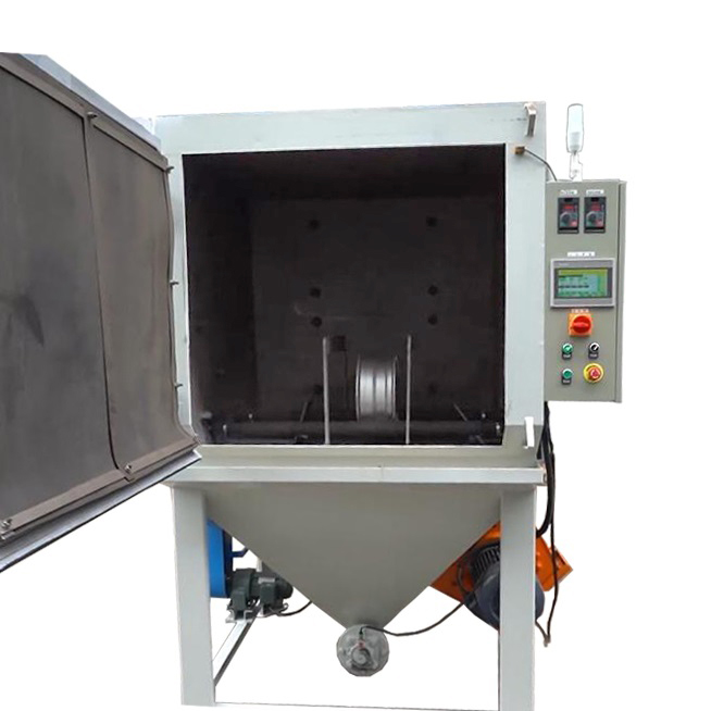 rim shot blasting machine
