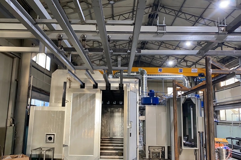 Powder Coating Plant for Aluminum Profiles
