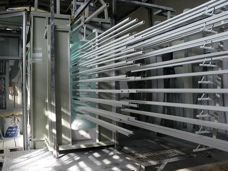 Powder Coating Aluminum Profiles