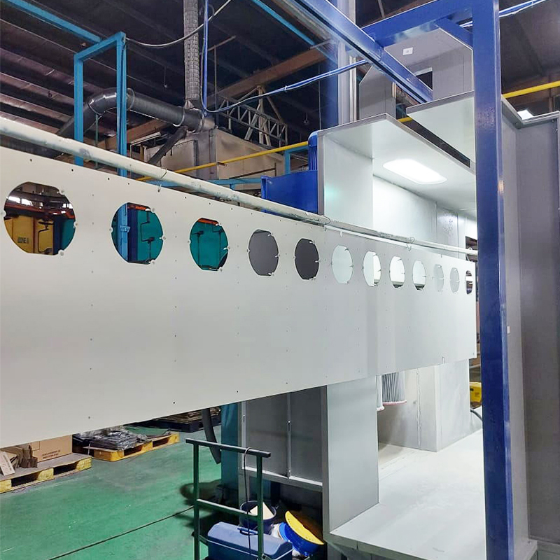 Manual Powder Coating Line Application 1