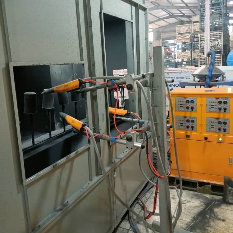 automatic powder coating system