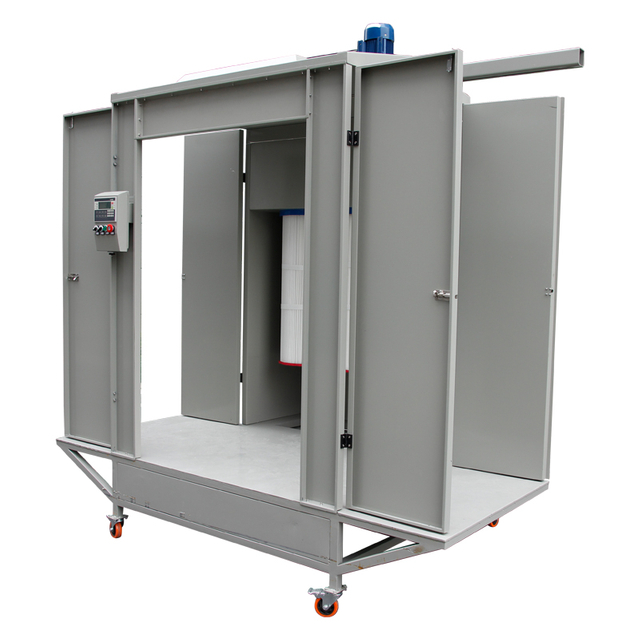 Pass Through Powder Coating Booth